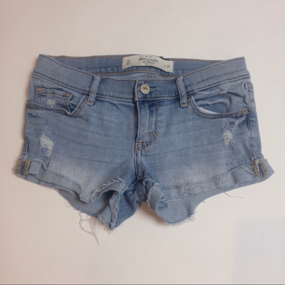 A&F Jean Shorts Denim shorts low waist H - Picture 1 of 7
